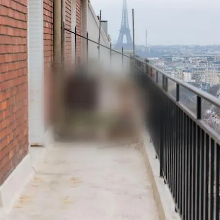 Vue Tour Eiffel Apartment Paris
